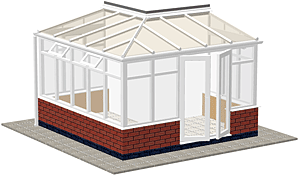 L-Shaped Wrap Around Self Build Conservatory