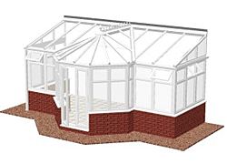 A T-Shape DIY Conservatory Incorporating Victorian Design
