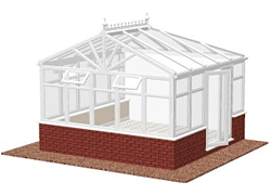 The Hipped Back Gable End Self Build Conservatory