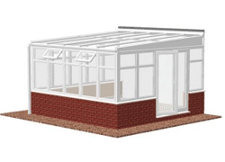 Low Pitch Roof Lean to  Conservatory
