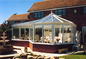 A stunning example of a P-Shaped Conservatory design